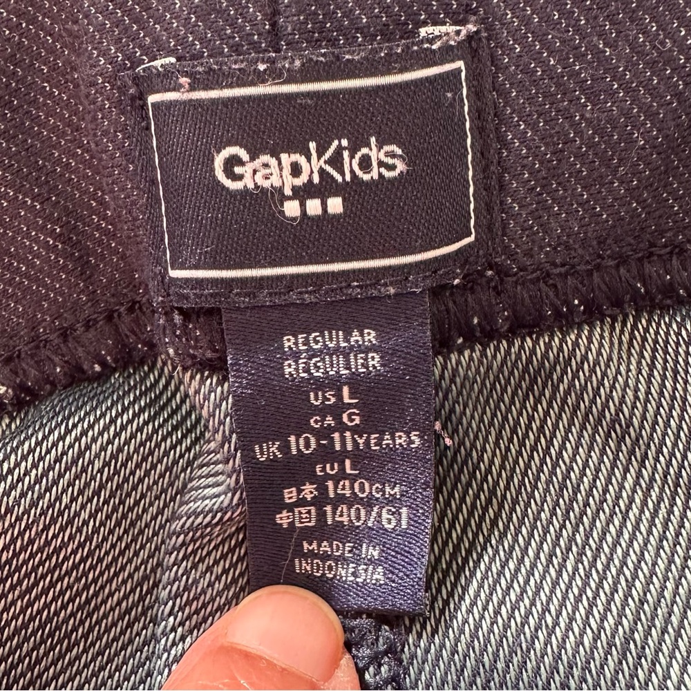 Gap Girls Denim Leggings Sz L (10-11) - Picture 3 of 8